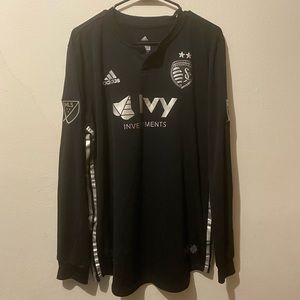 Sporting KC 2018 Authentic Away Black Jersey